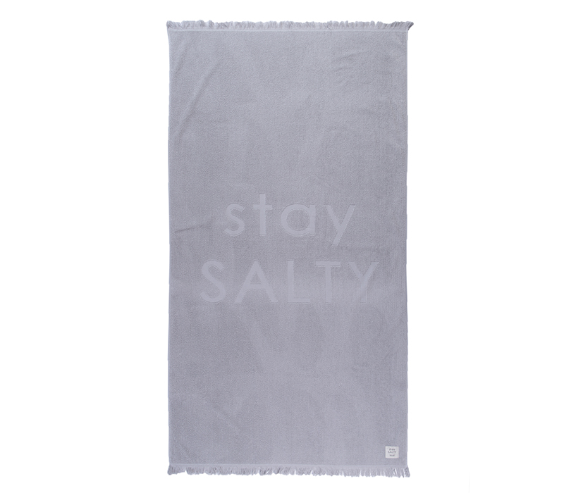 Πετσέτα θαλάσσης (90x170) Nef-Nef Stay Salty Silver