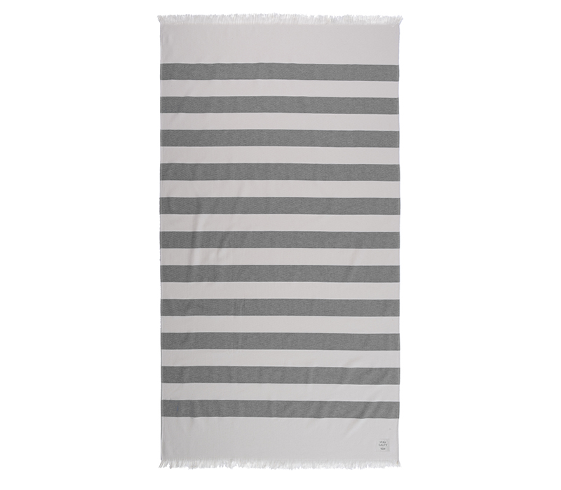 Πετσέτα θαλάσσης-Παρεό (90x170) Nef-Nef United Black